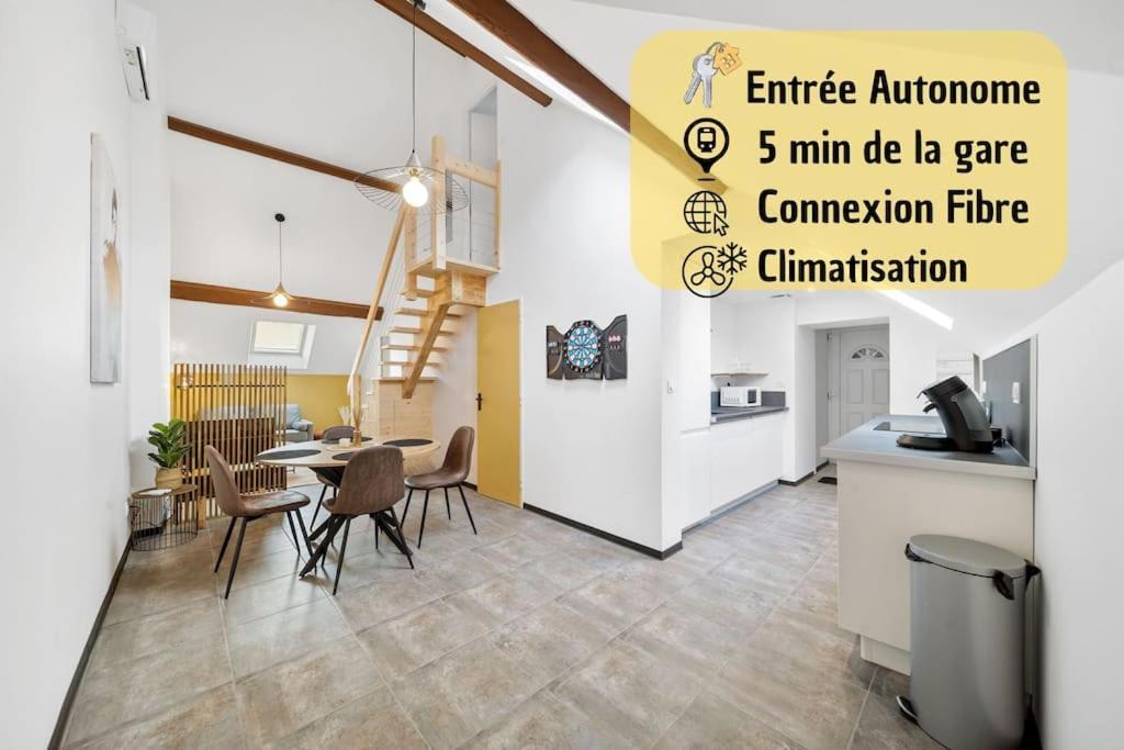 Apartamento Le Duplex Moutarde Chalon-sur-Saône Exterior foto